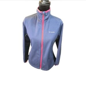 Columbia Omni-Heat Reflective Thermal Jacket Women Small Blue Performance Layer